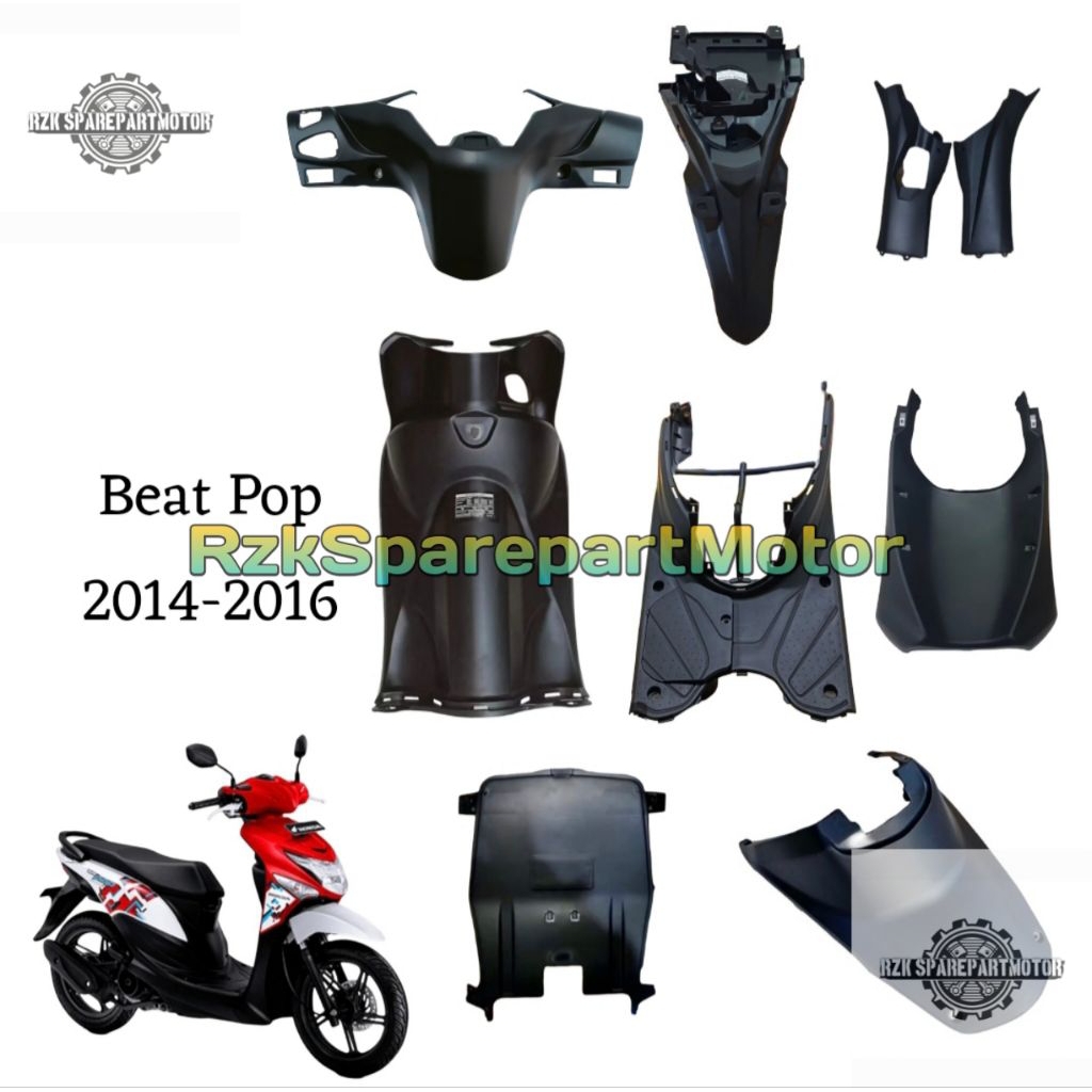 Cover Full Body Kasar Beat Pop/Body Kasar Honda Beat Pop 2014 2015 2016