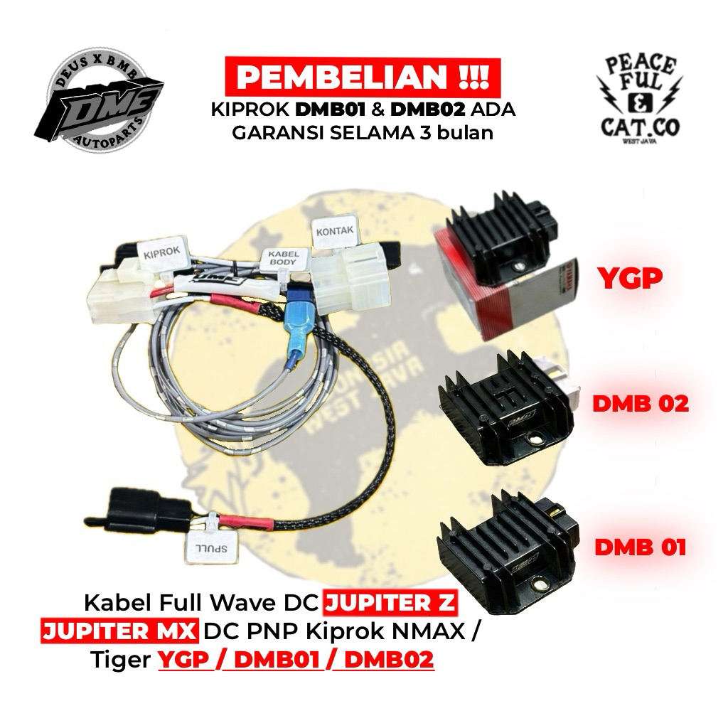 Kabel Fullwave DC jupiter z / jupiter MX 135 old/ new kiprok nmax/tiger