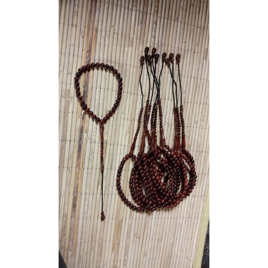 TASBIH KAYU KOKKA KAUKAH PUQOHA ASLI BUTIRAN 33