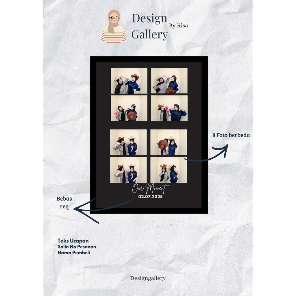 Kado gift cewek / cowok sudah beserta bingkai