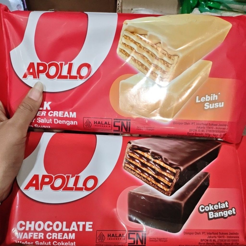 APOLLO MILK WAFER CREAM (Wafer salut)