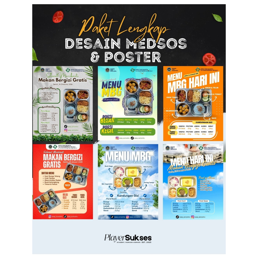TEMPLATE DESAIN MEDSOS SPPG MBG