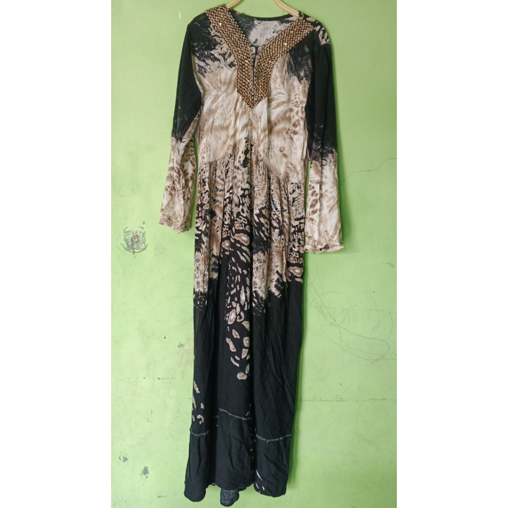 preloved gamis loreng daster loreng bahan adem gamis pesta daster mewah