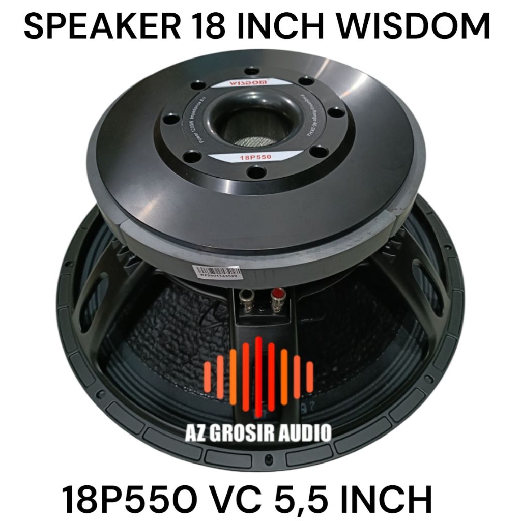 speaker 18 inch wisdom 18p550 speaker wisdom 18p550