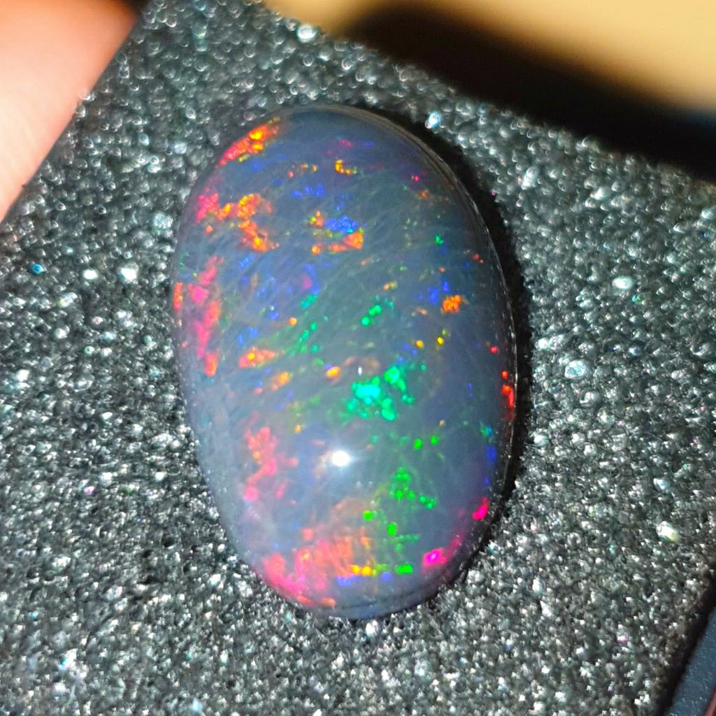 batu kalimaya black opal solid banten tulen 100%