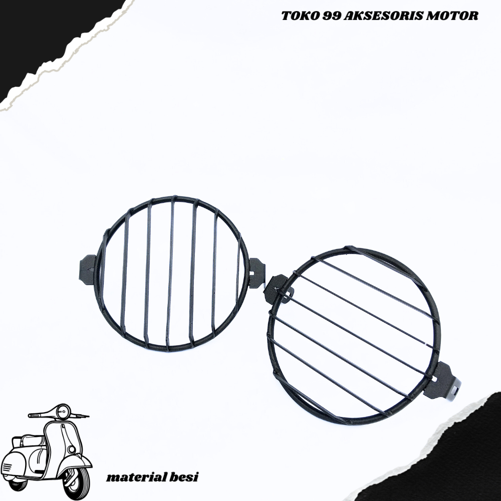 GRILL HEADLAMP W175 COVER LAMPU PNP KAWASAKI W175 W 175 GRILL XSR