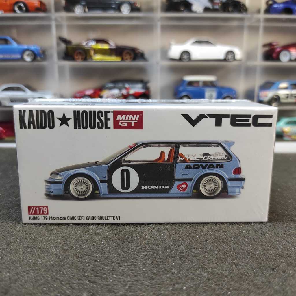 Kaido House x Mini GT KHMG179 HONDA CIVIC (EF) ROULETTE V1