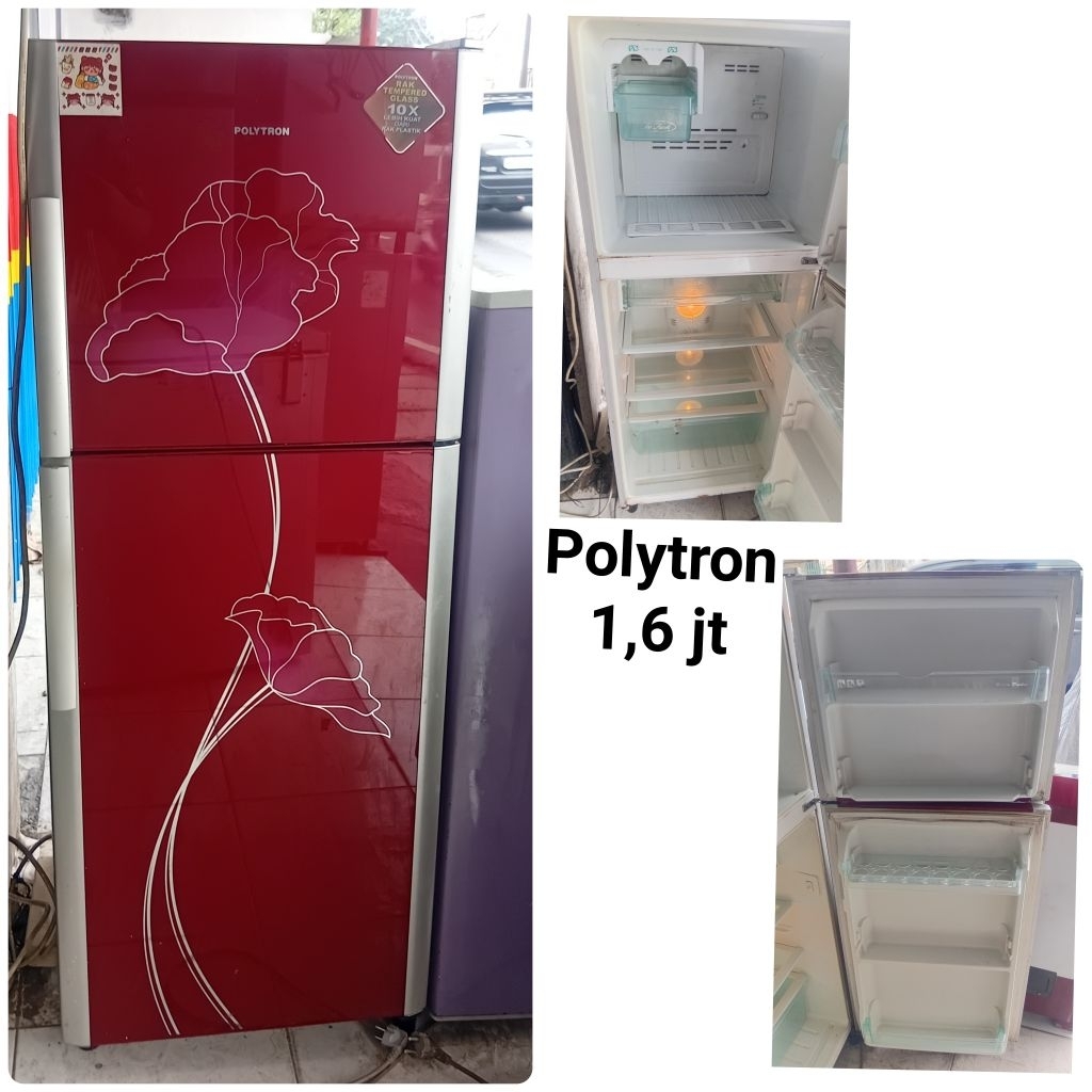 Kulkas 2pintu bekas bergaransi,harga & merk ada di foto