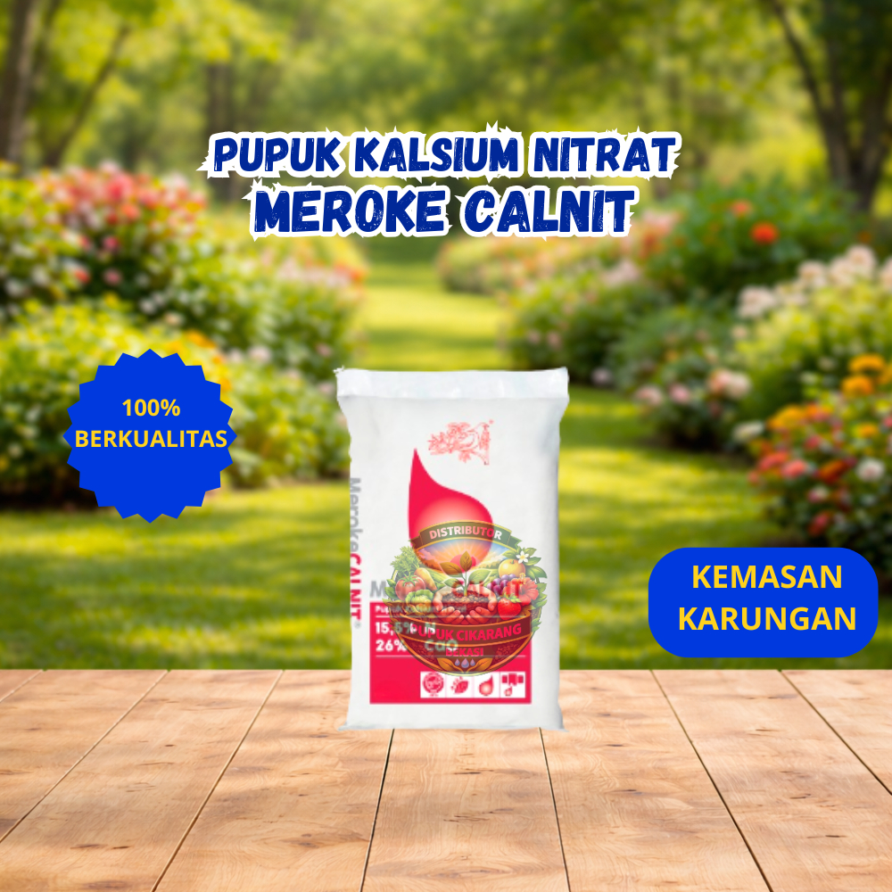 DPCB Ori Pupuk Calnit KARUNG 25 Kg Pupuk Meroke Calnit 25 kg Kalsium Nitrat Hidroponik Grade  Anti R