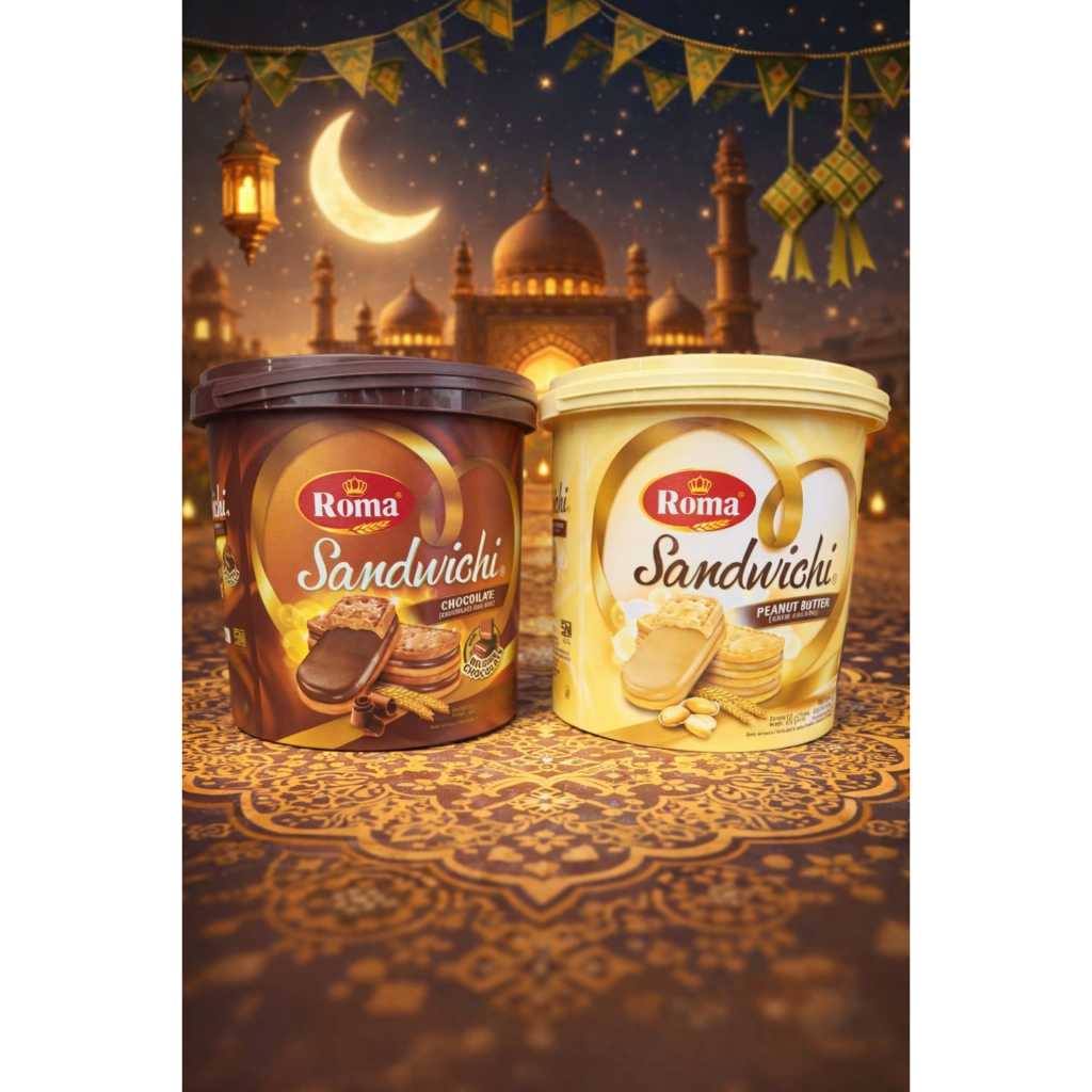 Roma Sandwichi – Biskuit Sandwich Cokelat & Peanut Butter