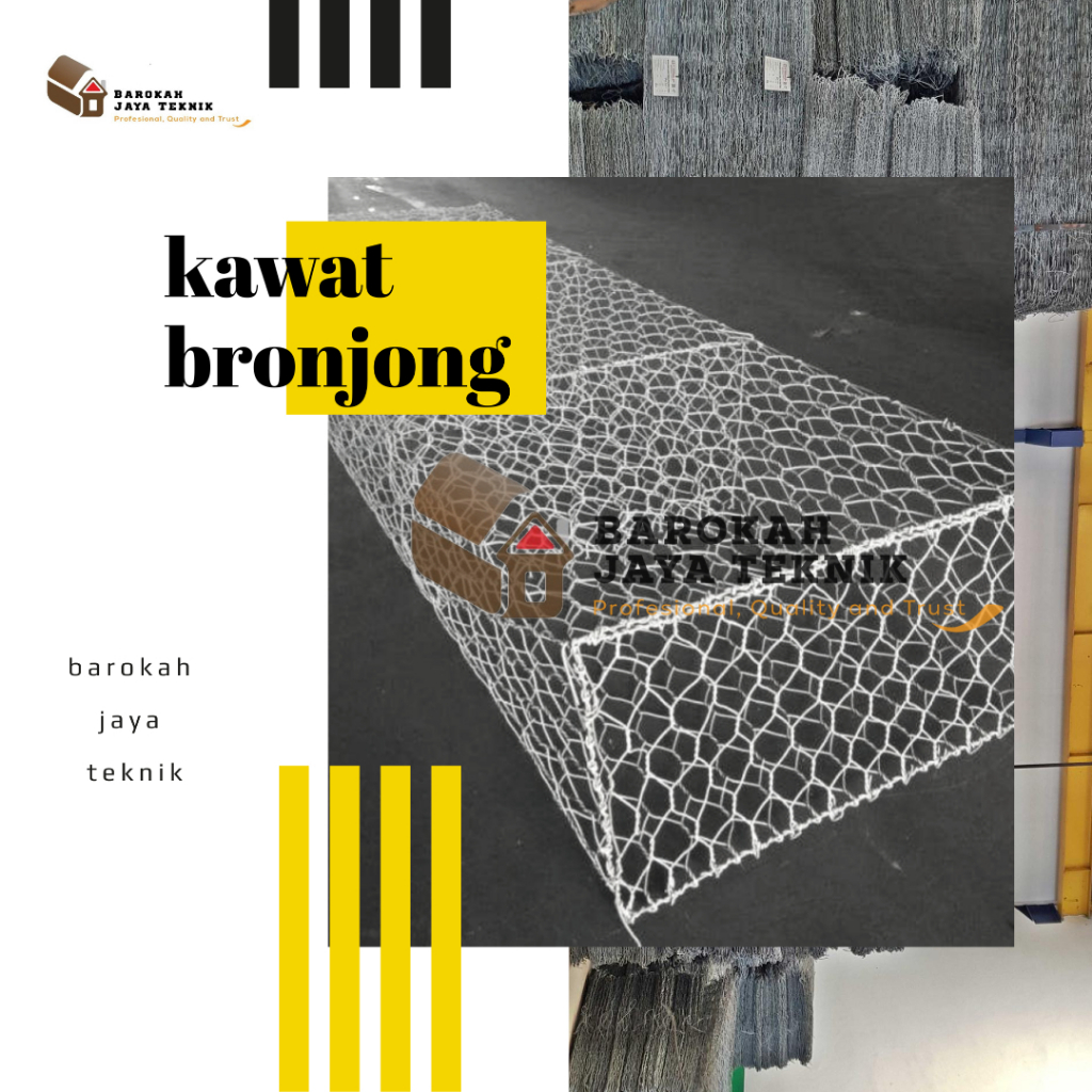 KAWAT BRONJONG GALVANIS PABRIKASI SNI DIA KAWAT 2.7 MM ,UK 2 x 1 x 0.5 MTR