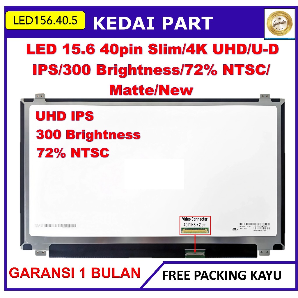 LED LCD Asus ROG G501J G501JW G501V G501VW UX501V GL502VM G551VW 15.6 inch 4K 40 Pin UHD