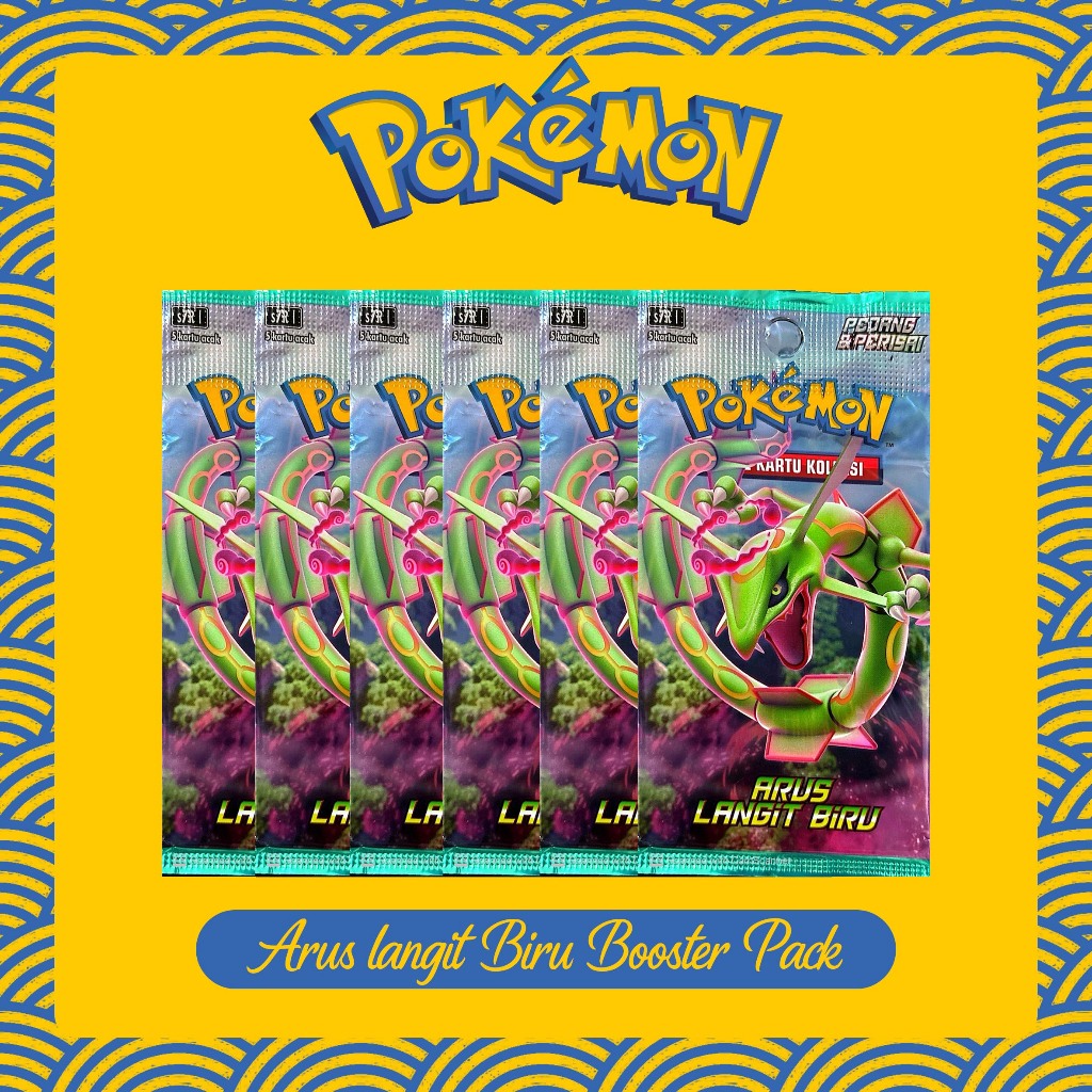 Arus Langit Biru booster pack original kartu pokemon indonesia