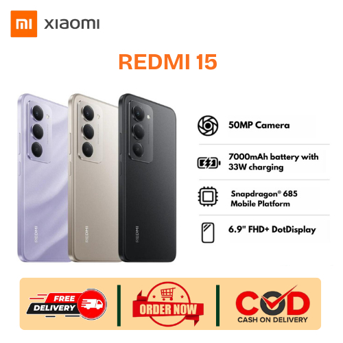 Xiaomi Redmi 15 8/256GB - Prosesor Snapdragon 685