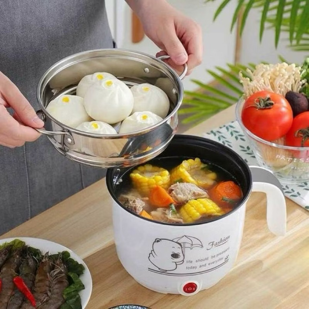 Panci Elektrik Multifungsi / Panci Listrik Serbaguna / Free Kukusan / Electric Pot