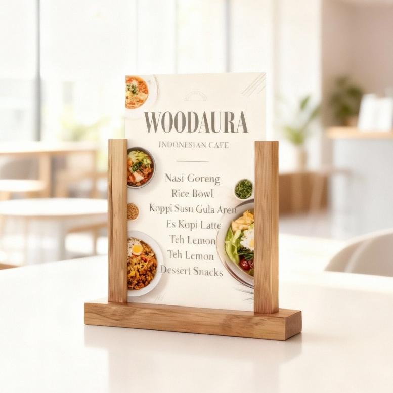 STAND MENU CAFE #Multifungsi cocok untuk papan menu