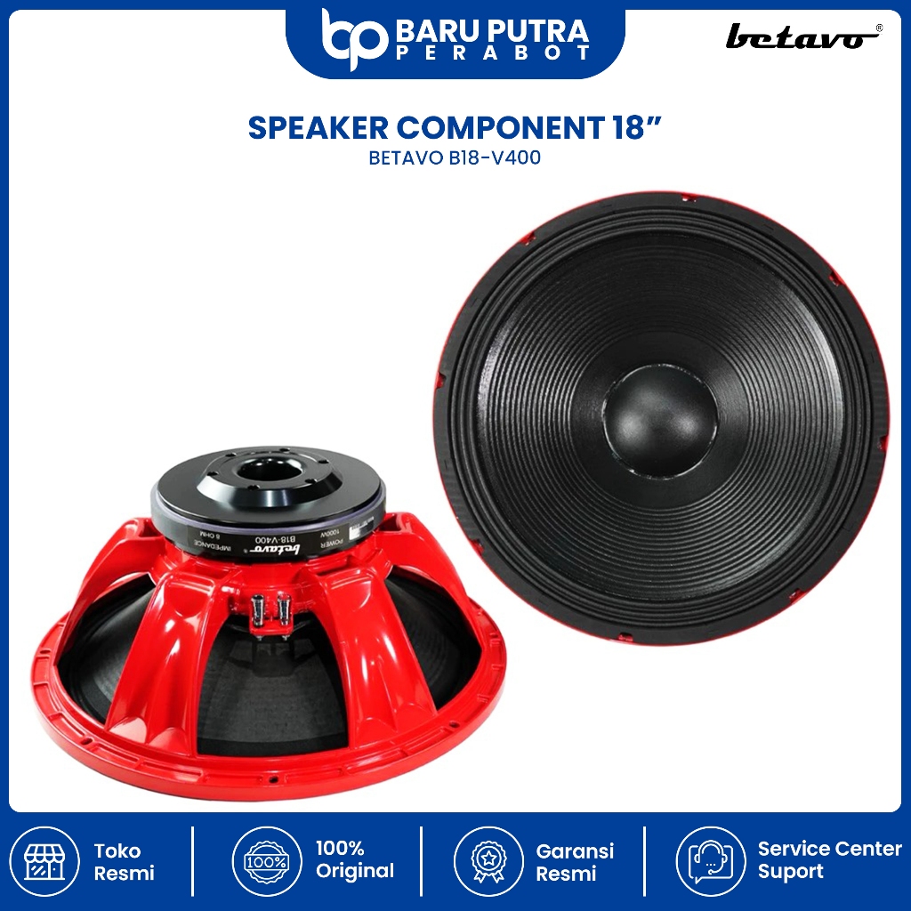 Speaker Component 18 Inch BETAVO B18-V400 (18")