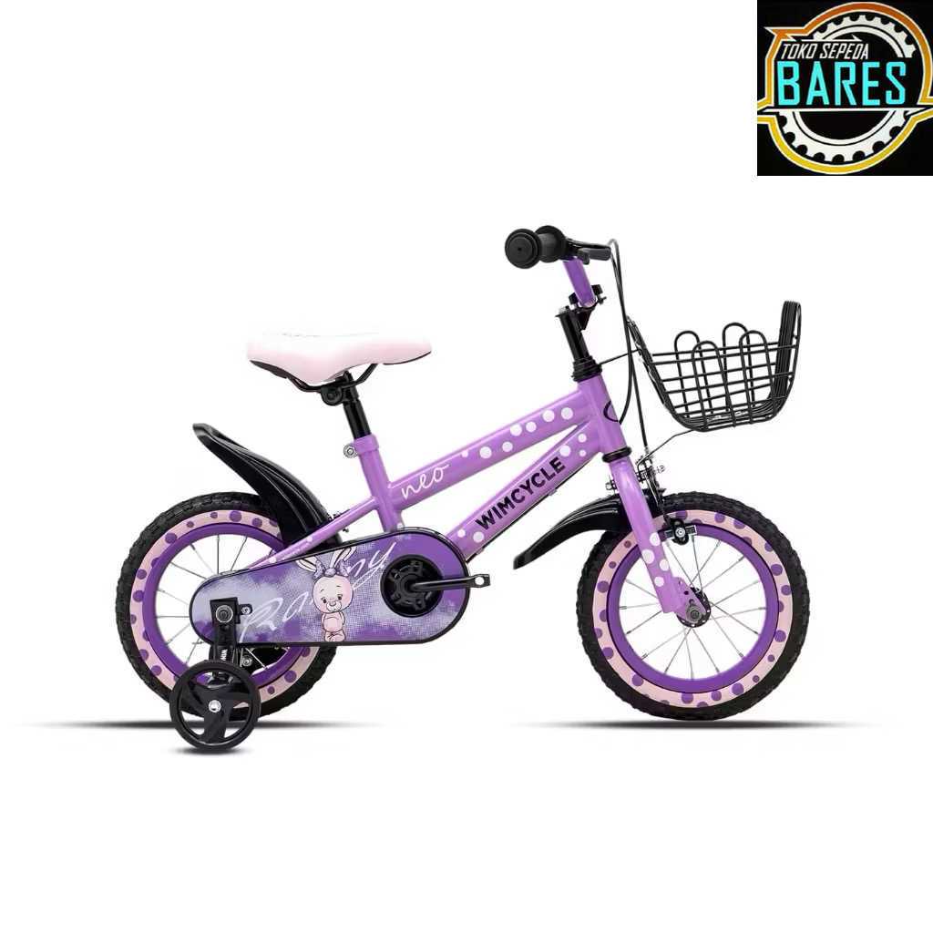 Sepeda BMX Anak 12 Wimcycle Neo / Bugsy Boys / Girls