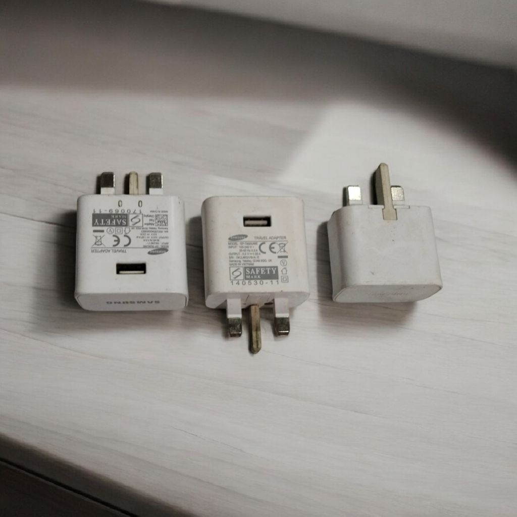 Charger Samsung kaki tiga second original bawaan hp