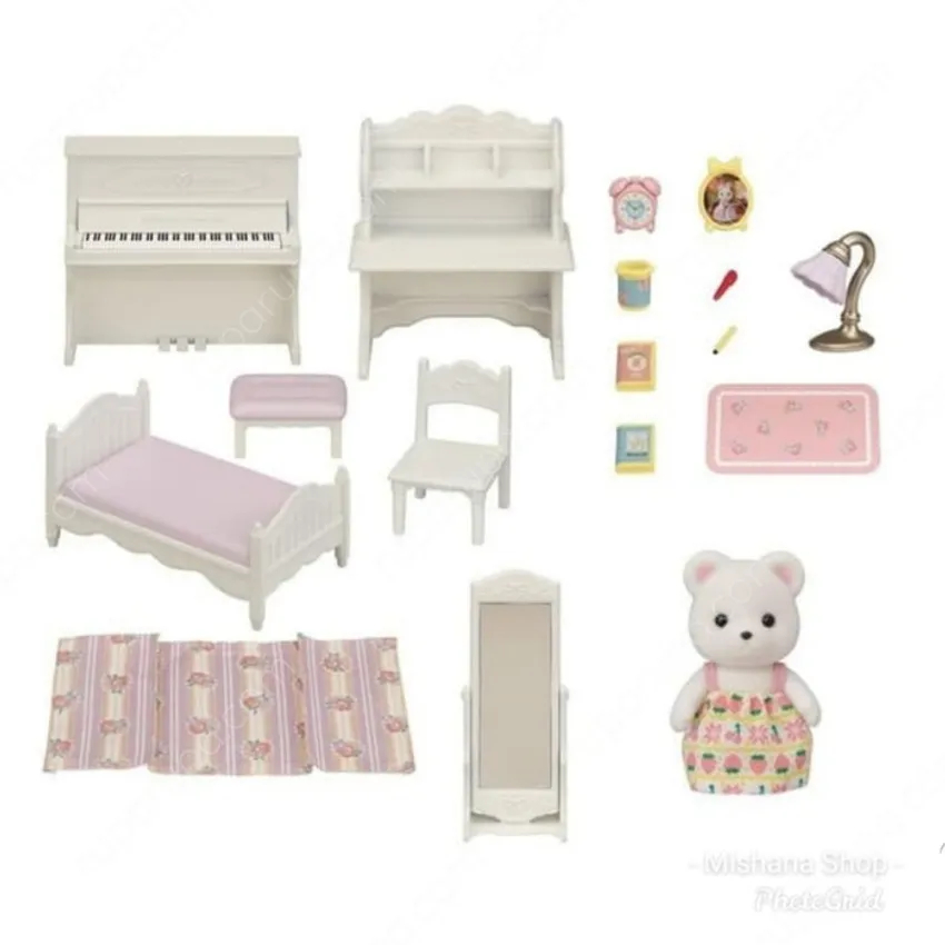 Sylvanian Families Set Kids Bedroom