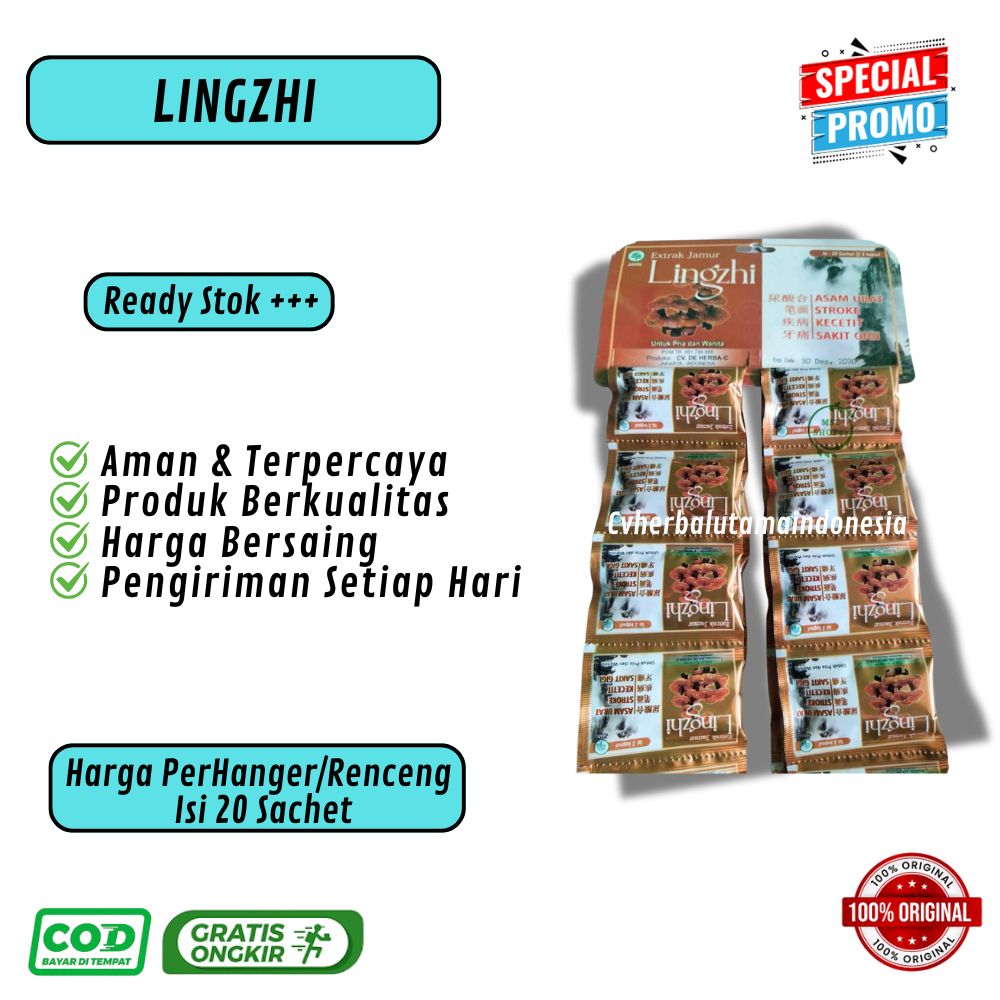 Kapsul Lingzhi Extra Jamur Original 100%