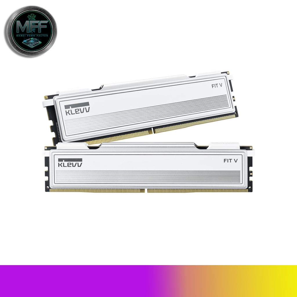 KLEVV FIT V Ceramic White DDR5 5600Mhz | 6000MHz | 6400Mhz 32GB (2x16GB) / RAM 32GB
