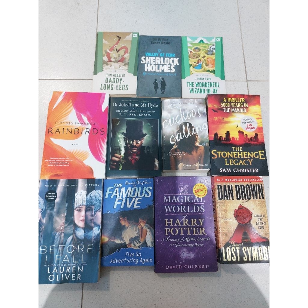Preloved novel buku bekas bahasa inggris