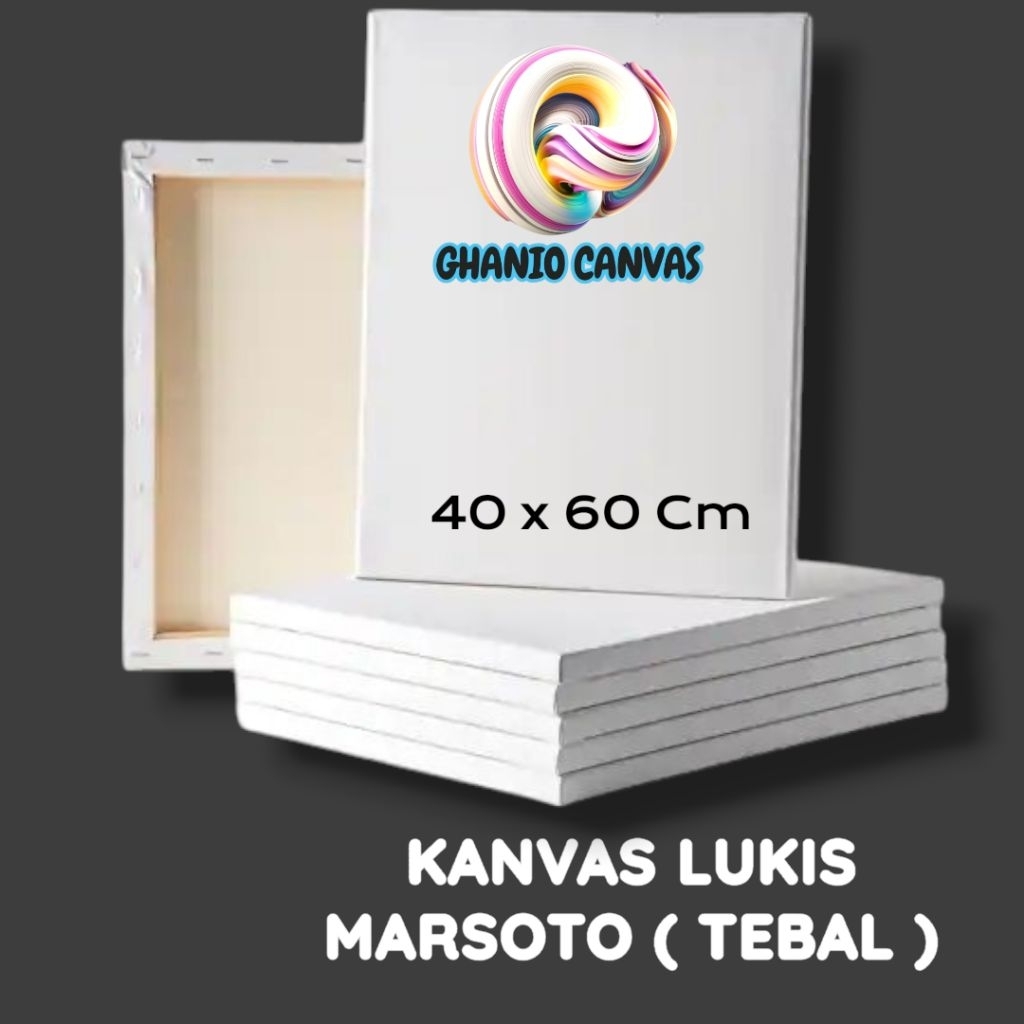 Kanvas lukis 40x60cm/Kanvas40x60cm/Kanvas Marsoto tebal
