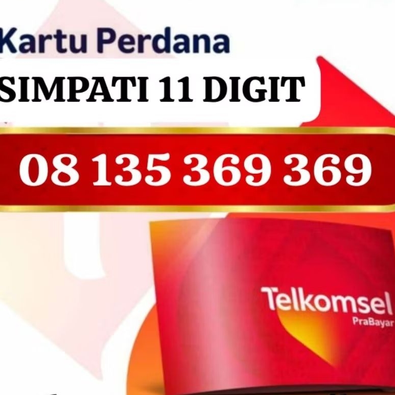 Nomor Cantik SIMPATI 11 Digit 369 / 369369