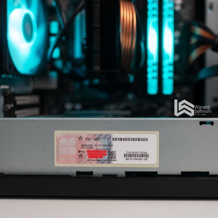 COA Windows 7 Pro Windows 7 Ultimate Original Lisensi With Sticker