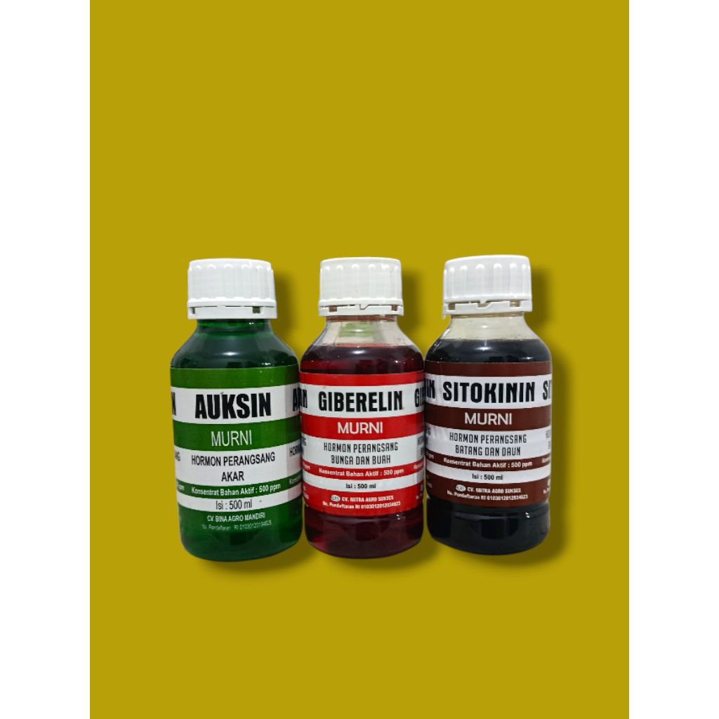 Paket Lengkap ZPT GIBERELIN+AUKSIN+SITOKININ (500ML)
