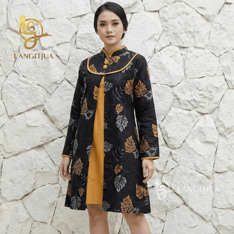 LANGITJUA BATIK SOLO - Glenca 02| Tunik Batik Model Pias