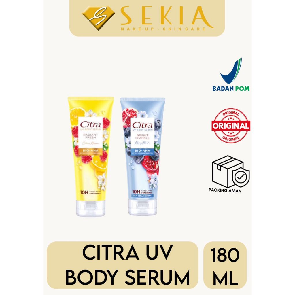 CITRA BODY SERUM BERRY BRIGHT SPARKLE | CITRUS RADIANT FRESH 180ML