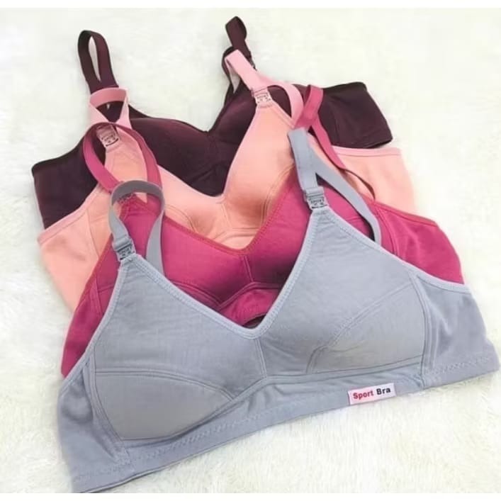 Bra BH Busa Tipis Tanpa Kawat BH Bra Wanita Perempuan Dewasa Remaja Busa Tebal Tanpa Kawat Ukuran 34