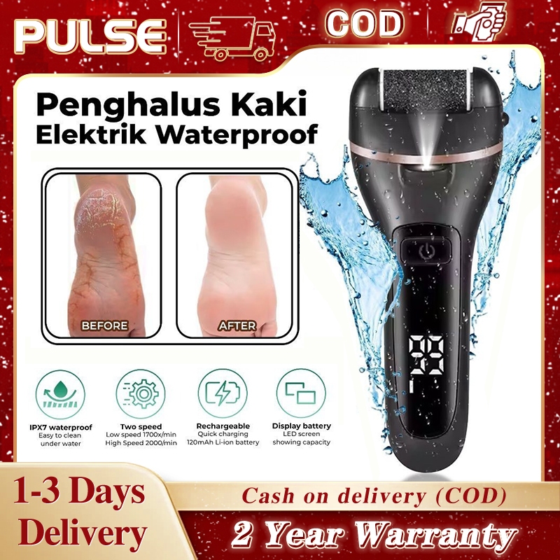 Penghalus Tumit Kaki Elektrik Alat Pedicure Callus Remover Kikir Kaki Pecah-Pecah