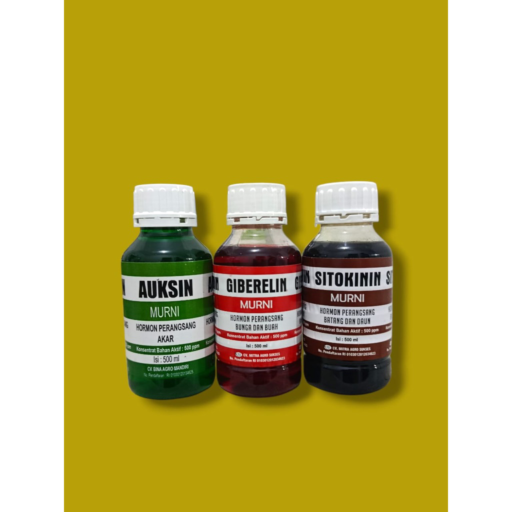 Paket Lengkap ZPT GIBERELIN+AUKSIN+SITOKININ || 500ML