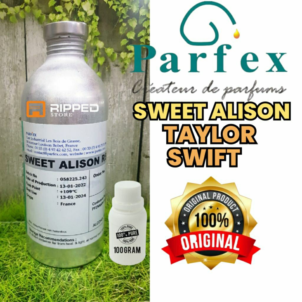 100ml Bibit Parfum Murni Sweet Alison Taylor Swift Original Parfex