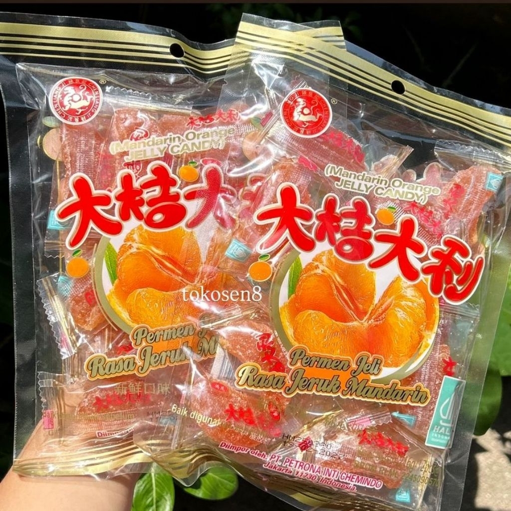 Permen Jelly Jeruk Mandarin / Permen Jeli Jeruk