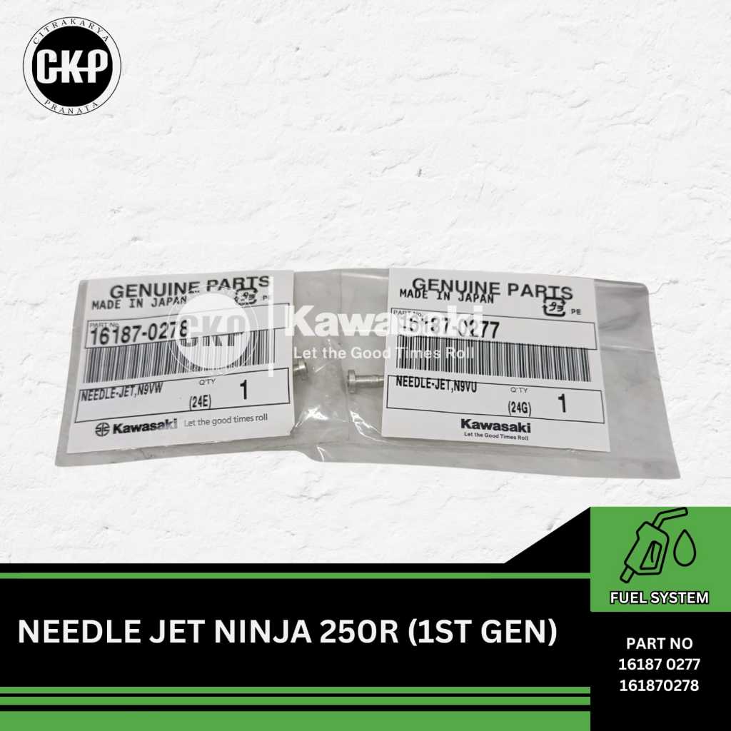 Jarum Skep Kawasaki Ninja 250R Karbu (EX250J) 2008–2012 – Original Kawasaki Genuine Parts