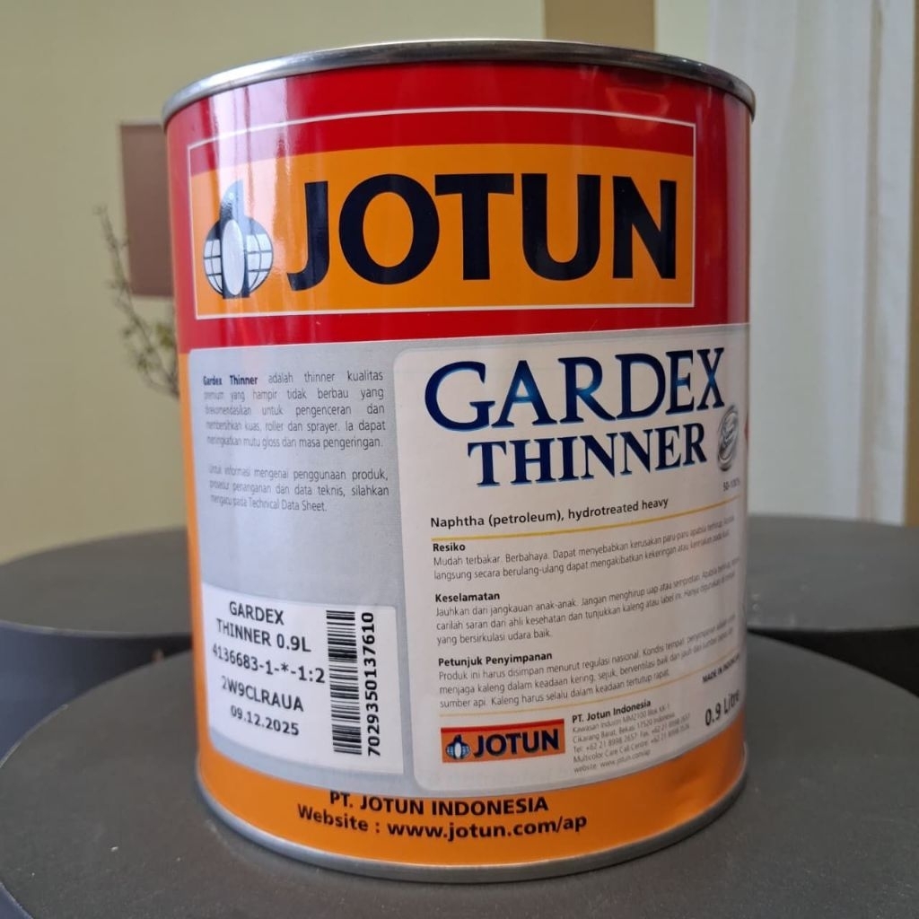 JOTUN GARDEX THINNER 1LTR/PENGENCER CAT MINYAK/PELARUT CAT MINYAK
