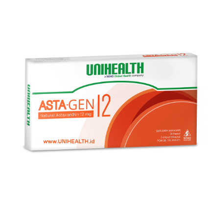 ASTAGEN 12 Unihealth Antioksidan untuk Menjaga Kesehatan Pencernaan