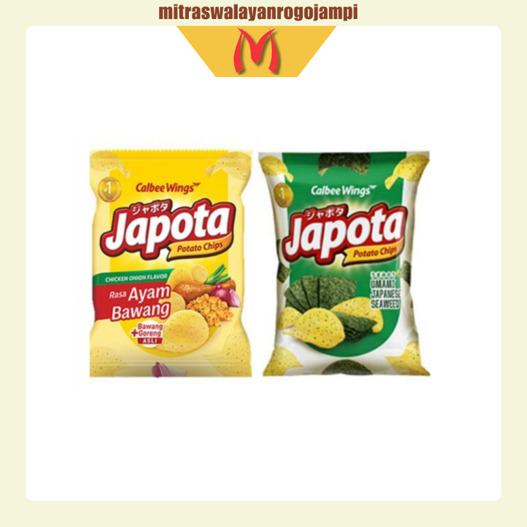 Japota Potato Chips Renteng 14gr x 10 Pcs