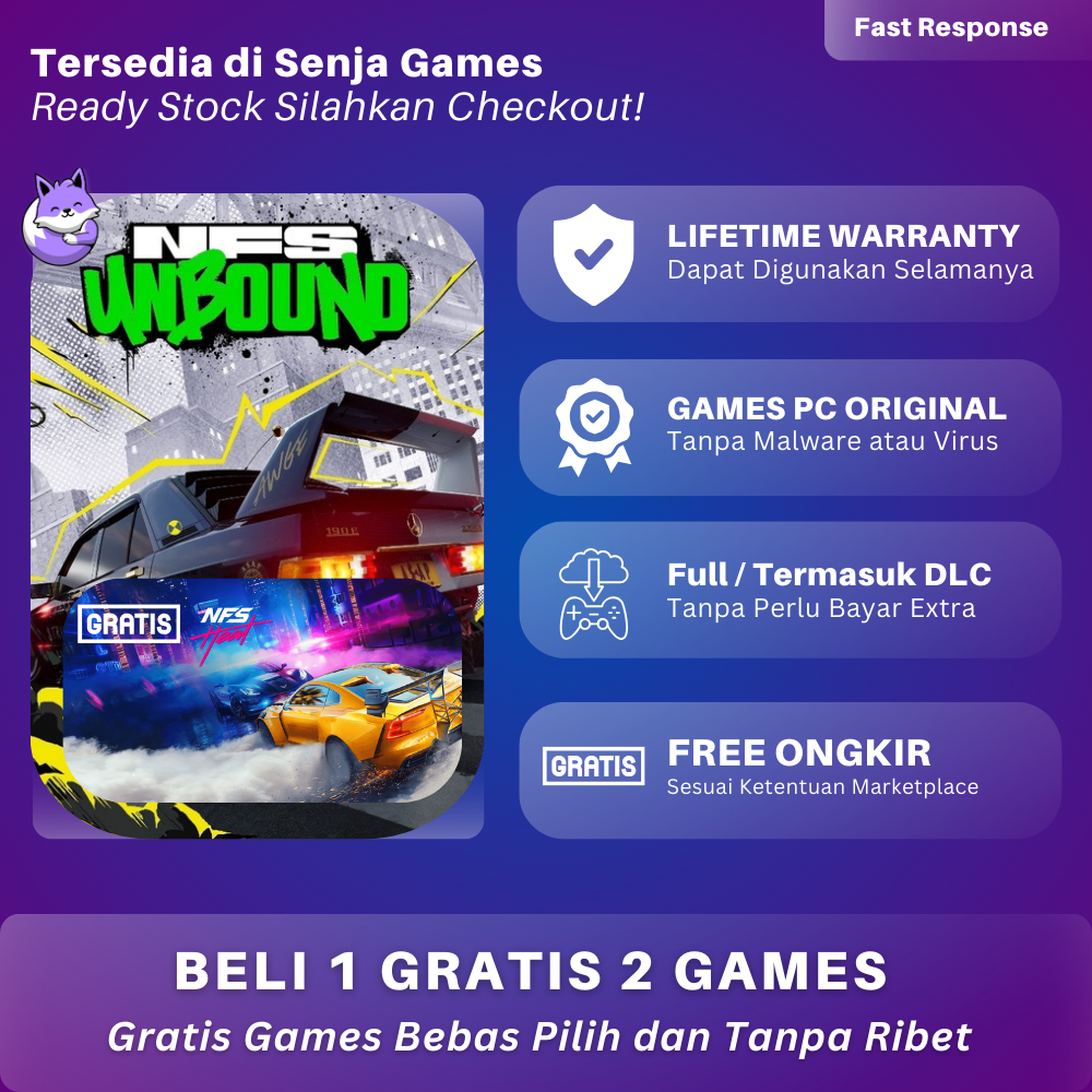 Need for Speed Unbound Palace Edition + Need For Speed Heat Original Game PC