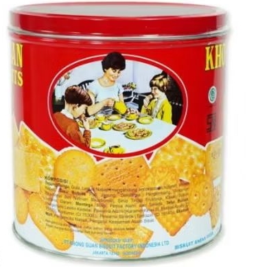 Kong guan biskuit kaleng 650g