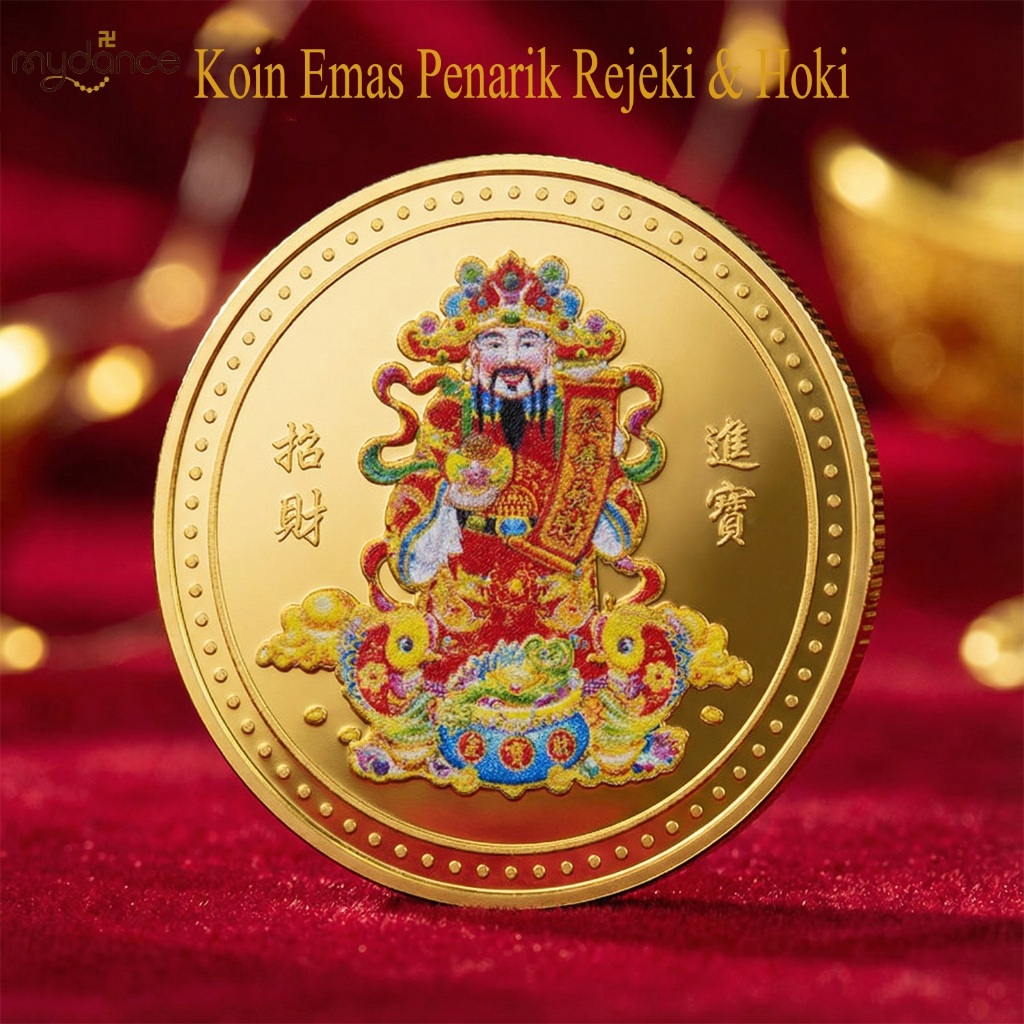 Koin Feng Shui Dewa Rejeki Pengundang Keberuntungan