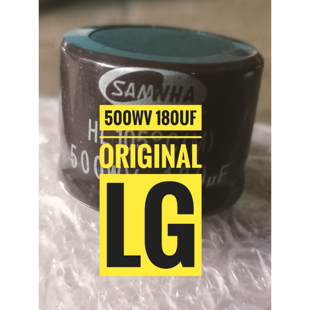 Elco 500wv 180uf original 180uf 500wv untuk modul freezer LG inverter
