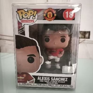 Funko Pop Football Manchester United - Alexis Sanchez 18 ( Stiker Official Manchester United )