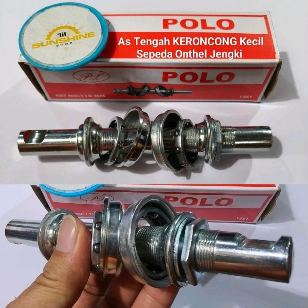 As Tengah BB KERONCONG Kecil Kuncian PEN Sepeda Onthel Jengki 26x1 3/8 Jadul Ontel 28 Kebo Bracket K