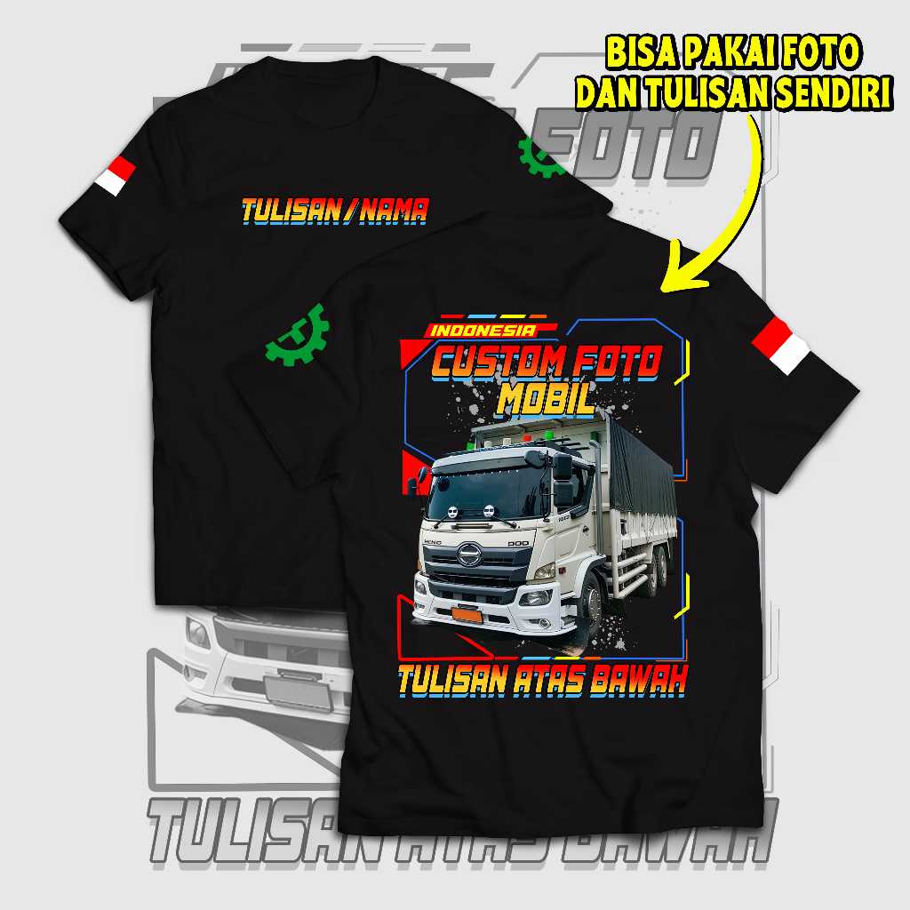 KAOS CUSTOM DRIVER MUDA INDONESIA MOBIL TRAGA PICK UP