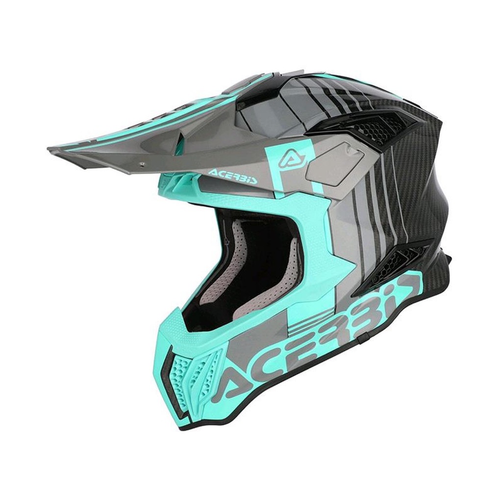 Helm Acerbis Airstrike-c Carbon TurQuoise Helmet Acerbis Airstrike Carbon Original